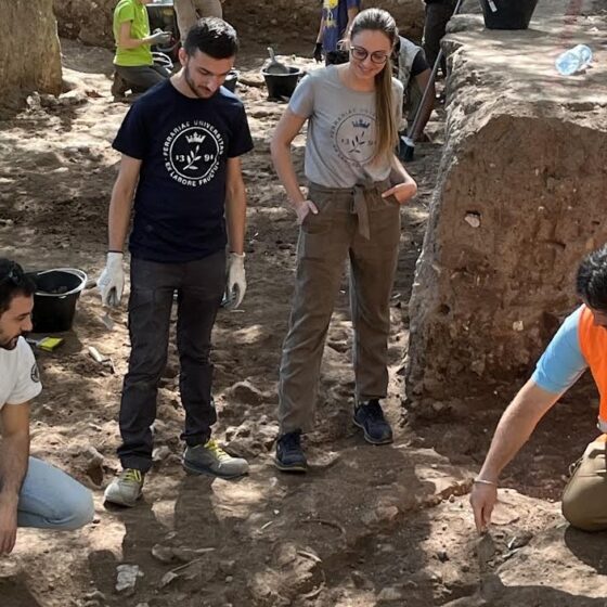 Gli archeologi di Unife sullo scavo archeologico in Via Appia Antica